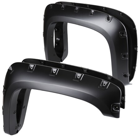 Spec-D Tuning Chevy Silverado Pocket Fender Flare 07-13 FDF-SIV07V2-PK-MP